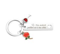 Wixelon Cadeau Couple,Cadeau Homme Saint Valentin,Cadeau Saint Valentin,Cadeau Copine,Idee Cadeau Couple,Cadeau Pour Couple,Cadeau Couple Original,Coffret Cadeau Couple,Cadeau Couple Noel,Porte Clef