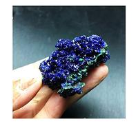 Wixine 1 pierre de guérison naturelle en cristal d'azurite malachite, 1 à 3 cm