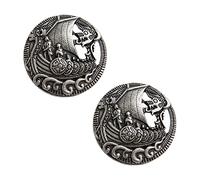 Wixine Lot de 2 écharpes en argent pour femme avec fermoir vintage celtique