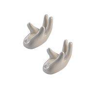 Wixine Lot de 2 supports d'ocarina en céramique blanche pour flûte à 6 trous et 12 trous