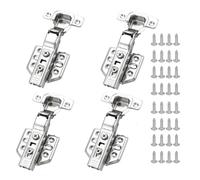 Wixovo 4 CharnièRes Pour Armoires De Cuisine, Charniere Porte Cuisine, Avec Fermeture Silencieuse, Pour Armoires De Cuisine Et Penderies