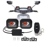 WIYETY 12-36 V Lumière œil du diable dynamique : 6 modes LED yeux décoratifs, interrupteur de phare à distance, phares dynamiques à LED pour moto, scooter électrique, tricycle