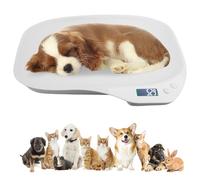 WIYETY Balance numérique pour petits animaux de compagnie : 15 kg (± 1 g) - Balance numérique LCD avec 4 modes de pesée (kg/oz/lb/ml), petite balance numérique pour petits chats et chiens (36 x 26 cm)