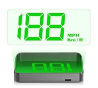 WIYETY Beidou Gauge de vitesse HUD M2 pour projecteur de pare-brise et compteur de vitesse HUD, interface USB Plug and Play, réglage automatique de la luminosité