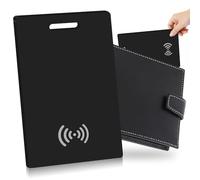 WIYETY Carte de suivi portefeuille fine : localisateur de portefeuille rechargeable, étanche IP68, carte de suivi de portefeuille avec Apple Find My, pour étiquette de bagage, téléphone, portefeuille,