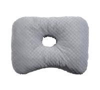 WIYETY Coussin de piercing avec trou : coussin de piercing avec trou, coussin de perçage d'oreille pour les personnes dormant sur le côté avec trou d'oreille, côtés de soutien confortables pour les