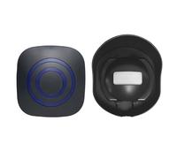 WIYETY Détecteur de passage sans fil : sonnette de recharge avec 38 sonneries, 1 détecteur de mouvement et 1 récepteur, détecteur d’accès pour camping-car, maison, garage