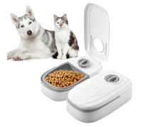 WIYETY Distributeur Automatique de Nourriture pour Chat avec Minuterie - Planification de 48 Heures pour Deux Repas