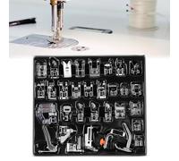 WIYETY Ensemble de pieds presseurs pour machine à coudre : lot de 32 pièces multifonctionnel, ensemble d'accessoires pour machine à coudre pour Singer/Brother/Babylock/Necchi/New Home/Janome/Elna