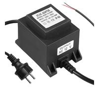 WIYETY IP68 étanche Transformateu 12V AC/AC 30W, Transformateur LED Alimentation avec Prise, LED Transformer, pour éclairage LED, éclairage d'étang