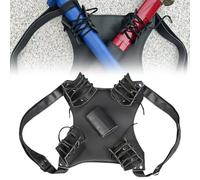 WIYETY Katana Porte-épée, sac à dos pour 2 katanas, port confortable, parfait cosplay et amoureux de samouraï, accessoire d'imitation, accessoire de samouraï de qualité supérieure