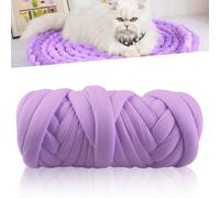 WIYETY Laine à tricoter à bras volumineux DIY : 500 g de fil pour tricot à la main, crochet, couverture épaisse à la main, fil à tricoter, couverture douillette pour couvertures, paniers, nids