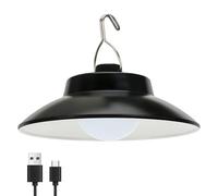 WIYETY Lampe de camping rechargeable : lampe de camping portable, lanterne de camping rétro, lampe de camping LED, étanche IPX4, livrée avec charge solaire pour le camping, panne de courant