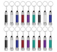 WIYETY Lampe Torche LED Mini Porte-Clés, Aluminium pour Enfants, Résistante à l'Eau, Petite pour Camping et Randonnée