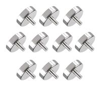 WIYETY Lot de 10 aimants en néodyme : aimant avec filetage, boulons filetés M5 25 mm Aimant en pot avec force de traction de 24 kg Petits aimants pour vis à œillet ou crochets, aimants ronds en