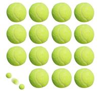 WIYETY Lot de 15 balles de tennis pour les loisirs : balles de tennis débutants, balles de tennis pour chien, balles de tennis de loisirs pour entraînement, cours de tennis, machines à balles et