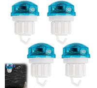 WIYETY Lot de 4 détecteurs de touche électroniques à LED avec détecteur de mouvement pour la pêche de jour et de nuit