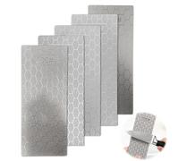 WIYETY Lot de 5 pierres à aiguiser diamantées : 200/400/600/1000/2000 pierre à aiguiser diamantée, plaque d'affûtage de couteaux diamantée, pierres à aiguiser diamant pour ustensiles de cuisine