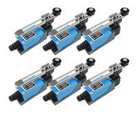 WIYETY Lot de 6 interrupteurs de fin de course : interrupteur à bascule automatique ME-8108 Interrupteur de fin de course à bras à rouleau réglable Fraise Plasma Interrupteur de commande électrique