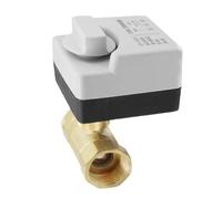 WIYETY Robinet à boisseau sphérique moteur 2 voies DN20 : 3/4" manuelle automatique 220 V Valve en laiton, valve sphérique sans aimant pour solaire, sanitaire, irrigation