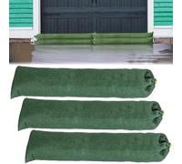 WIYETY Système Anti-Inondation Réutilisable: 3 Sac de Sable Longue Durée, Protection Efficace Contre les Inondations, pour Portes et Fenêtres (19 * 150cm)