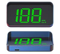 WIYETY Tachymètre numérique HUD Speedomètre : GPS Beidou compteur de vitesse, interface USB Plug and Play, projecteur de pare-brise, compatible avec tous les véhicules
