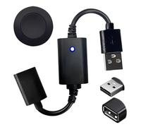 WIYETY Télécommande USB : interrupteur USB, interrupteur à distance, veilleuse 5 V ventilateur barre lumineuse LED interrupteur à télécommande sans fil avec télécommande compatible avec barre