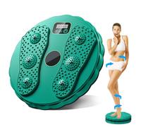 WIYETY Twist Waist avec Compteur: Disque de Taille Antidérapant, Plateau Tournant de Taille avec Massage de la Semelle des Pieds, Entraîneur de Hanche