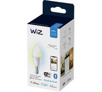Wiz Ampoule LED connectée Flamme E14 – 470 lm (équiv. 40W), nuances de blanc, HomeKit/Alexa/Google