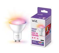 WiZ ampoule LED Connectée couleur GU10, Wi-FI, équivalent 50W, 345 lumen, fonctionne avec Alexa, Google Assistant et Apple HomeKit