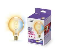 WiZ ampoule LED Connectée Vintage format globe E27, Nuances de Blanc, équivalent 50W, 640 lumen, fonctionne avec Alexa, Google Assistant et Apple HomeKit