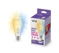 WiZ ampoule LED Connectée Vintage Wi-Fi Edison E27, Nuances de Blanc, équivalent 60W, 806 lumen, fonctionne avec Alexa, Google Assistant et Apple HomeKit