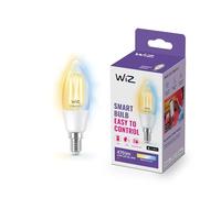 WiZ ampoule LED Connectée Wi-Fi, claire, Flamme E14, Nuances de Blanc, équivalent 40W, 470 lumen, fonctionne avec Alexa, Google Assistant et Apple HomeKit