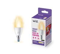 WiZ ampoule LED Connectée Wi-Fi E14 à intensité variable, Blanc Chaud, équivalent 40W, 470 lumen, fonctionne avec Alexa, Google Assistant et Apple HomeKit