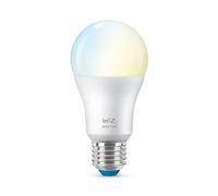 WiZ ampoule LED Connectée Wi-Fi E27, Nuances de Blanc, équivalent 60W, 806 lumen, fonctionne avec Alexa, Google Assistant et Apple HomeKit