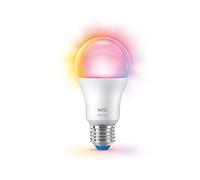 WiZ Ampoule LED Couleur & Blanc Réglable E27 (806 lm) - équiv. 60 W, 16M couleurs, blanc chaud à froid dimmable, contrôle intelligent via WiFi/app/voix, Alexa, Google, HomeKit, Classe F