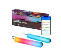 WiZ Gradient Light Bars - Affichage Multicolore RGBIC - Installation Polyvalente - Configuration Facile - Connexion Wi-FI - Contrôle Via Application/Voix - Compatible Google Home, Alexa et HomeKit