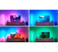 WiZ HDMI Sync Box avec rétroéclairage TV - Synchronise les lumières avec vos films, jeux et musiques - Ruban LED RGBIC pour TV de 75 à 85 pouces - Contrôle via application - Compatible Google et Alexa