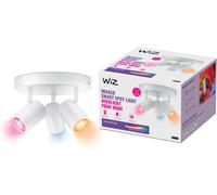 Wiz Imageo 3x spot LED réglable, plaque ronde, 4,9W, 1034lm, 2200-6500K, we