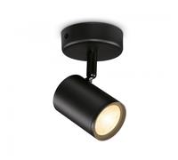 WiZ Spot LED connecté Wi-Fi IMAGEO noir 1x5W, 2700-6500K, Nuances de Blanc, fonctionne avec Alexa, Google Assistant et Apple HomeKit