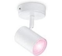 WiZ IMAGEO WiZ Spots 1x5W W 22-65K RGB 871951455187900 Plafonnier LED 5 W blanc chaud blanc Blanc G