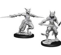 Wiz Kids LLC Dungeons & Dragons Nolzur's Unpainted Miniatures W9 Female Tabaxi Rogue Figure