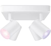 Wiz Panneau carré IMAGEO – 4 spots orientables GU10 LED Wi-Fi Blanc