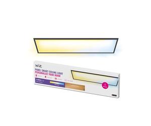 WiZ, Panneau LED rectangulaire Wi-Fi nuances de blancs, 36W, 2700-6500 kelvin, blanc froid à blanc chaud, commande avec Alexa et Google Assistant