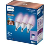 WiZ Philips Smart WiFi Candle C37 E14 4.9W 470Lm RGB, 3pcs pack Wizarding World