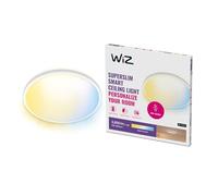 WiZ plafonnier Wi-Fi Superslim Blanc, 36W, nuances de blanc, fonctionne avec Alexa, Google Assistant et Apple HomeKit