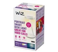 WiZ Portrait, Lampe de bureau LED connectée Wi-Fi, technologie SpaceSense, idéale pour les visios, fonctionne avec Alexa, Google Assistant