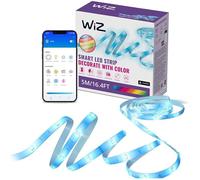 WiZ RGB LED Lightstrip - 5 m, 16 millions de couleurs + nuances de blanc, modes d' éclairage prédéfinis, se connecte à CARTE LED