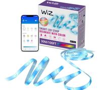 WiZ, Ruban LED Connecté - 30 Mètres, découpe sur mesure possible, avec détecteur de mouvement, Connexion Wi-Fi, Contrôle possible par la Voix, App, Alexa, Google Assistant et Apple HomeKit