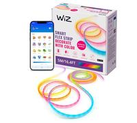 WIZ Ruban LED Neon Flex, 16 millions de couleurs et nuances de blanc, Bande LED 5 m, Scènes de lumières dynamiques, Connexion WI-FI, Contrôle par la Voix, App, Alexa, Google Assistant et Apple HomeKit